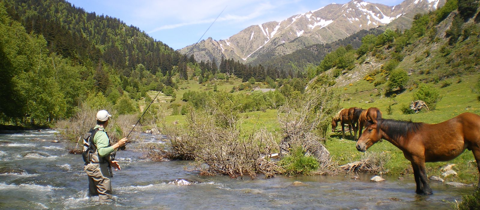 La pêche et la chasse dans les Pyrénées